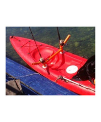 Fishing kayak con gavoni e porta canne